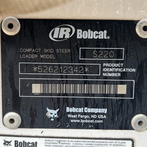 2004 BOBCAT S220