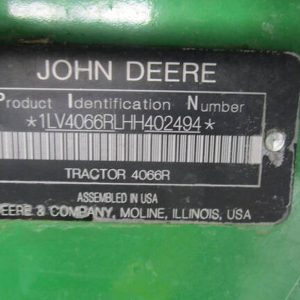 2017 John Deere 4066R