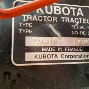 2017 Kubota M7-151